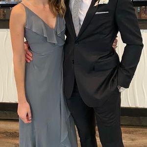 Jenny Yoo Denmark Blue Ensley Dress